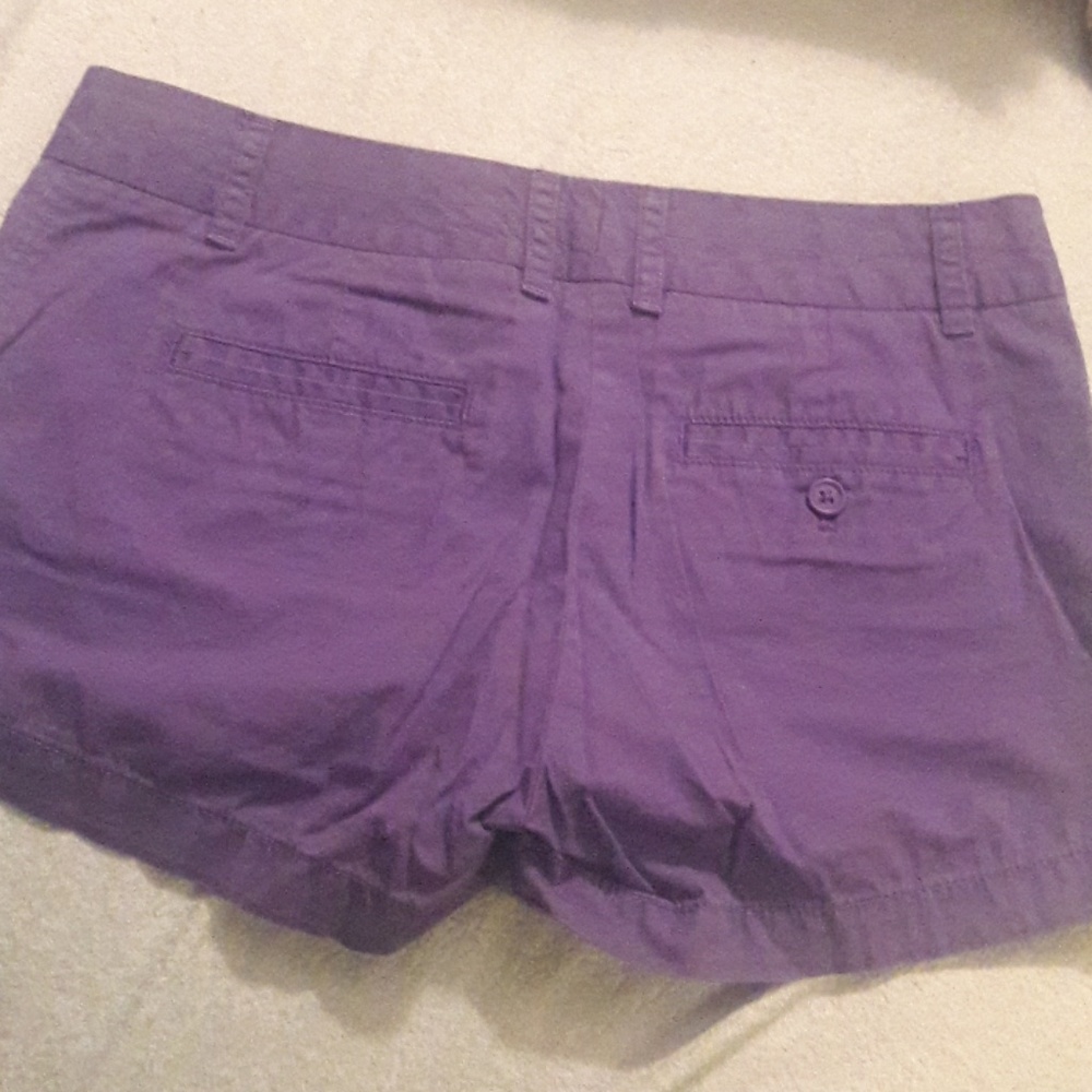 Purple J Crew shorts -- size 2 - Picture 3 of 3